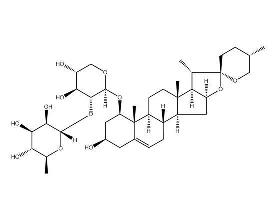 25(S)-魯斯可皂苷元-1-O-α-L-吡喃鼠李糖基-(1→2)-β-D-吡喃木糖苷