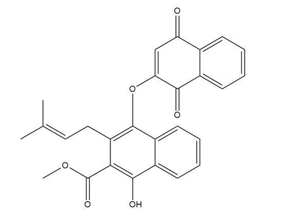 鉤毛茜草聚萘醌C