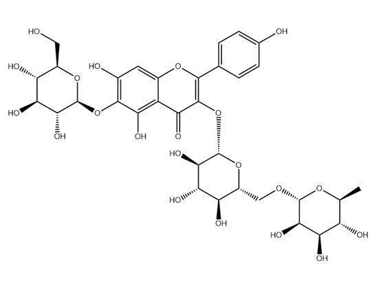 6-羥基山奈酚-3-O-蕓香糖-6-O-葡萄糖苷