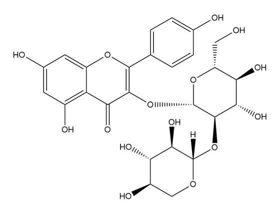 堪非醇-3-O-桑布雙糖苷