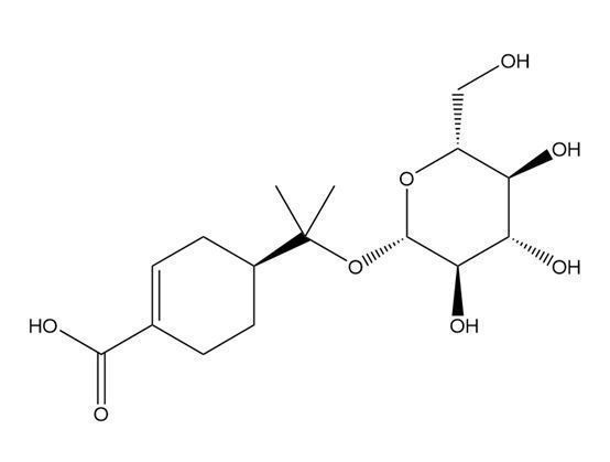 (4S)-4-[1-(β-D-Glucopyranosyloxy)-1-methylethyl]-1-cyclohexene-1-carboxylic acid